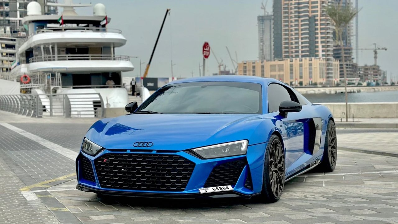 AUDI R8 COUPE V10 2023 – BLUE